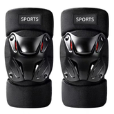 Motorcycle Knee & Elbow Guard Set – Hard Shell, Articulated, Adjustable