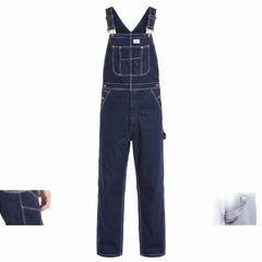 Men’s Durable Denim Bib Overalls with Adjustable Shoulder Straps & Multi‑Purpose Utility Pockets