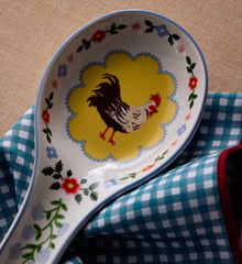Porcelain Spoon Rest - Home Sweet Home