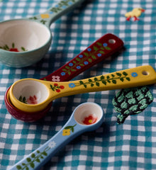 Porcelain Measuring Spoons - Home Sweet Home