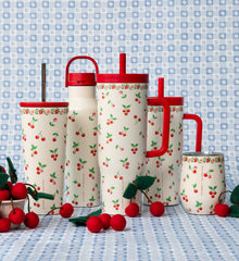 Stemless Wine Cup - Cherries