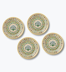 Porcelain Dinner Plate Set - Rosette