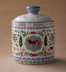 Porcelain Canister - Home Sweet Home